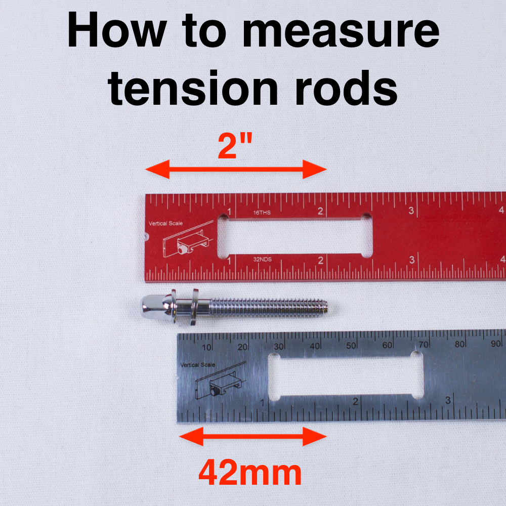 How To Measure Drum Tension Rods